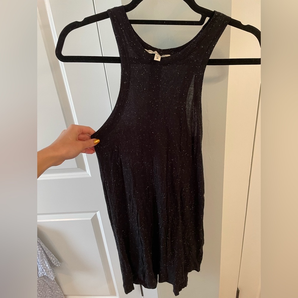 Express speckled tank top
